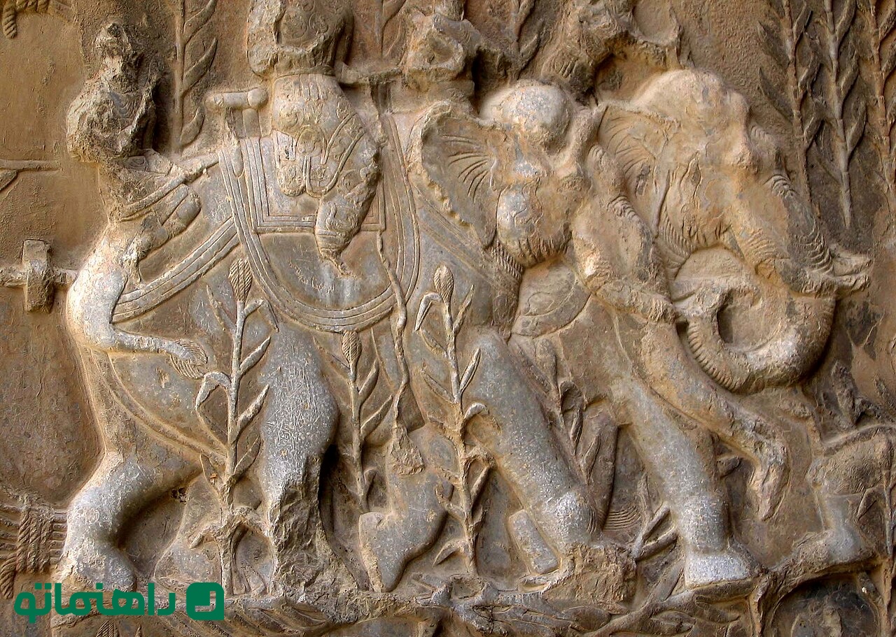 فیل جنگی ساسانی