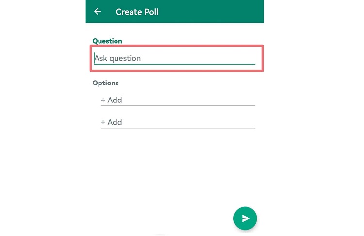 نظرسنجی واتساپ