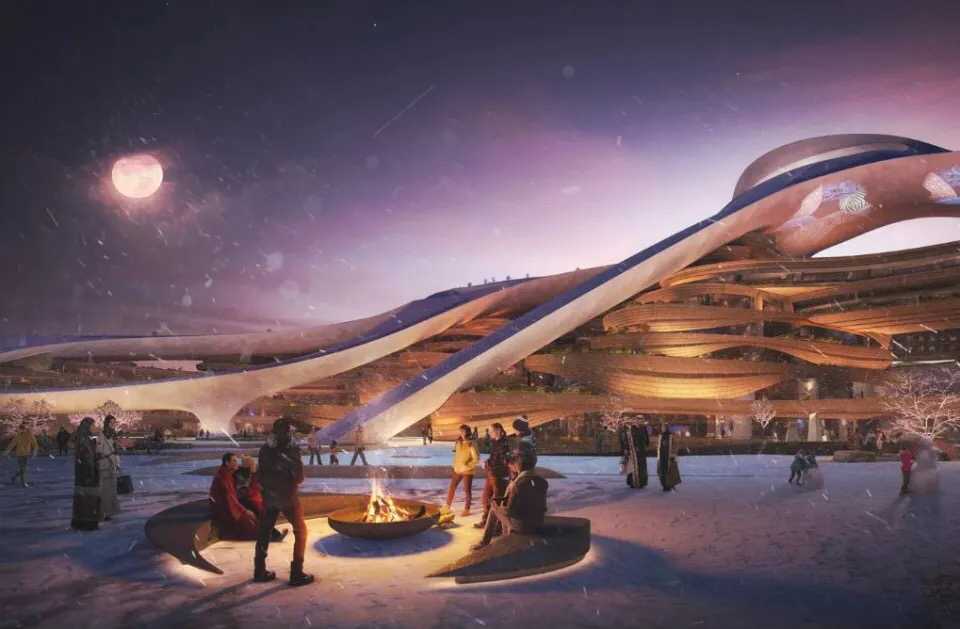 نگاهی به پیست اسکی ابرشهر نئوم عربستان