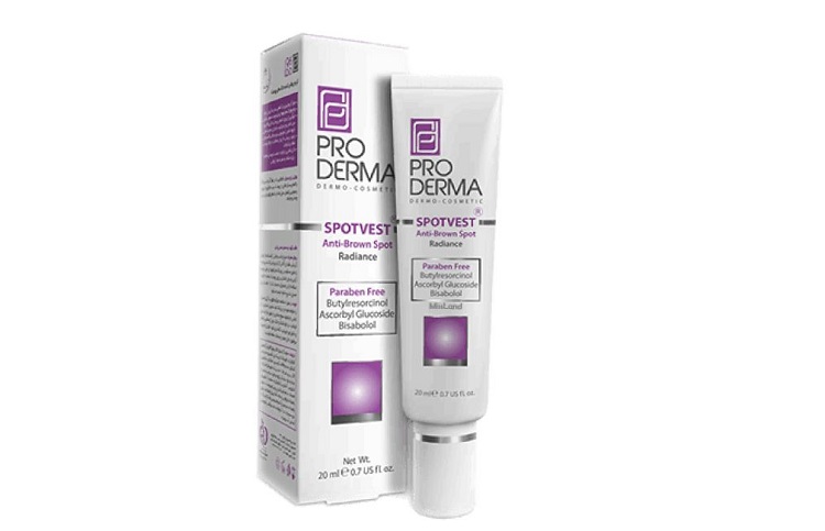 کرم ضد لک پرودرما سری Spotvest مدل Radiance حجم 20 میلی لیتر 