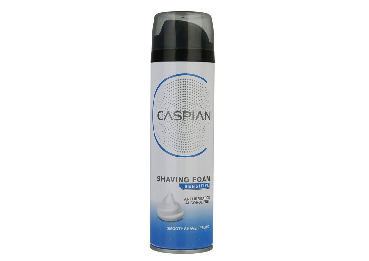  فوم اصلاح کاسپین مدل Sensitive Skin حجم 200 میلی لیتر 