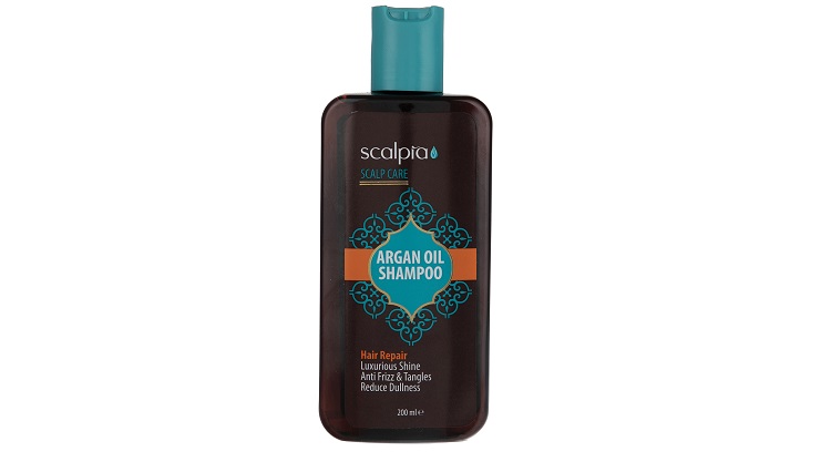  شامپو مو اسکالپیا مدل argan oil حجم 200 میلی لیتر 