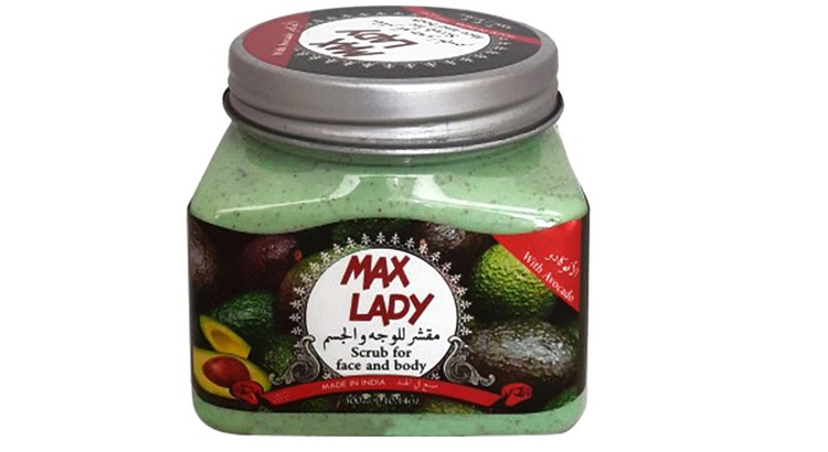  اسکراب لایه بردار پوست مکس لیدی مدل Avocado حجم 300 میلی لیتر