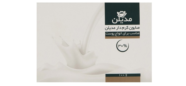  صابون کرمی مدیلن مدل Medisoft 30% مقدار 100 گرم 