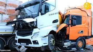 (ویدئو) تصادف زنجیره‌ای ۱۵ خودرو در استانبول