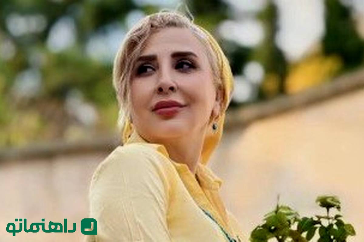استایل مرواریدی مرجانه گلچین در فضایی بهاری