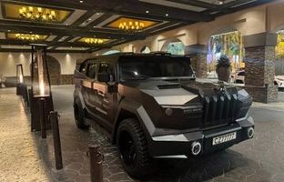 پوست کروکدیل در عحیب‌ترین شاسی‌بلند جهان + عکس