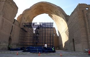 بازسازی زیبای طاق کسری ایوان مدائن توسط هوش مصنوعی + ویدئو