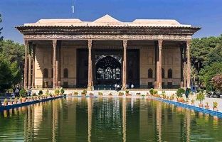 تصویری کمیاب از چهل ستون اصفهان