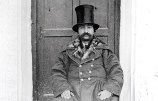 عکس قدیمی؛ «گربۀ ناصرالدین شاه» در حال استراحت روی صندلی سلطنتی 