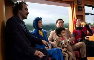 تمرین رقص محسن تنابنده با بهروز و سالار معمولی + ویدئو