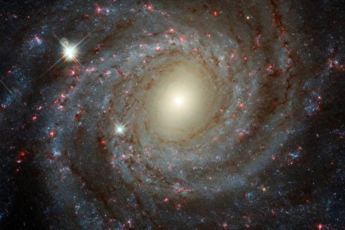 تصویر روز ناسا: کهکشان مارپیچی NGC 3344 از نمای روبه‌رو