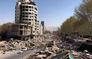 خسارت یک زلزله ۷ ریشتری در تهران