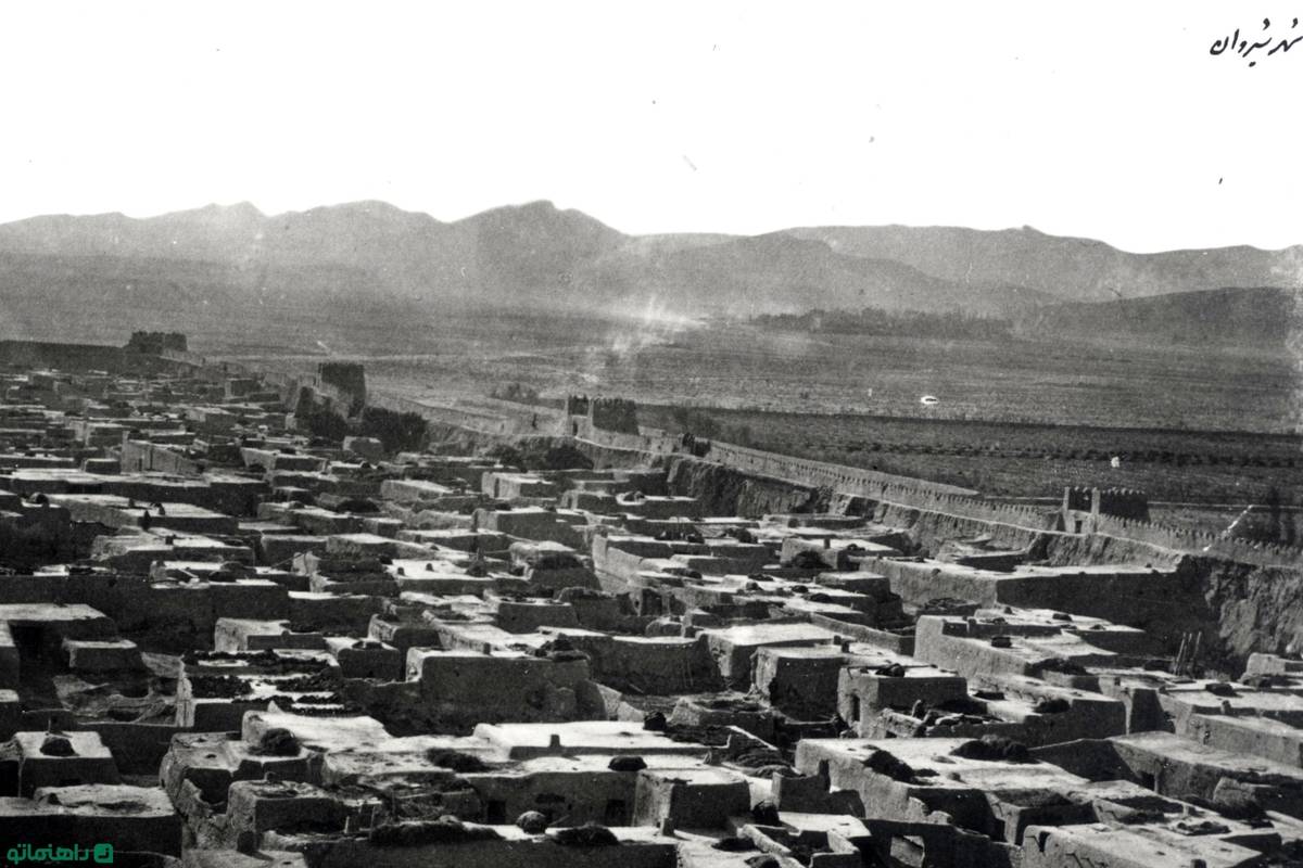 شهر شیروان و برج و باروی بلند آن در 160 سال پیش + عکس