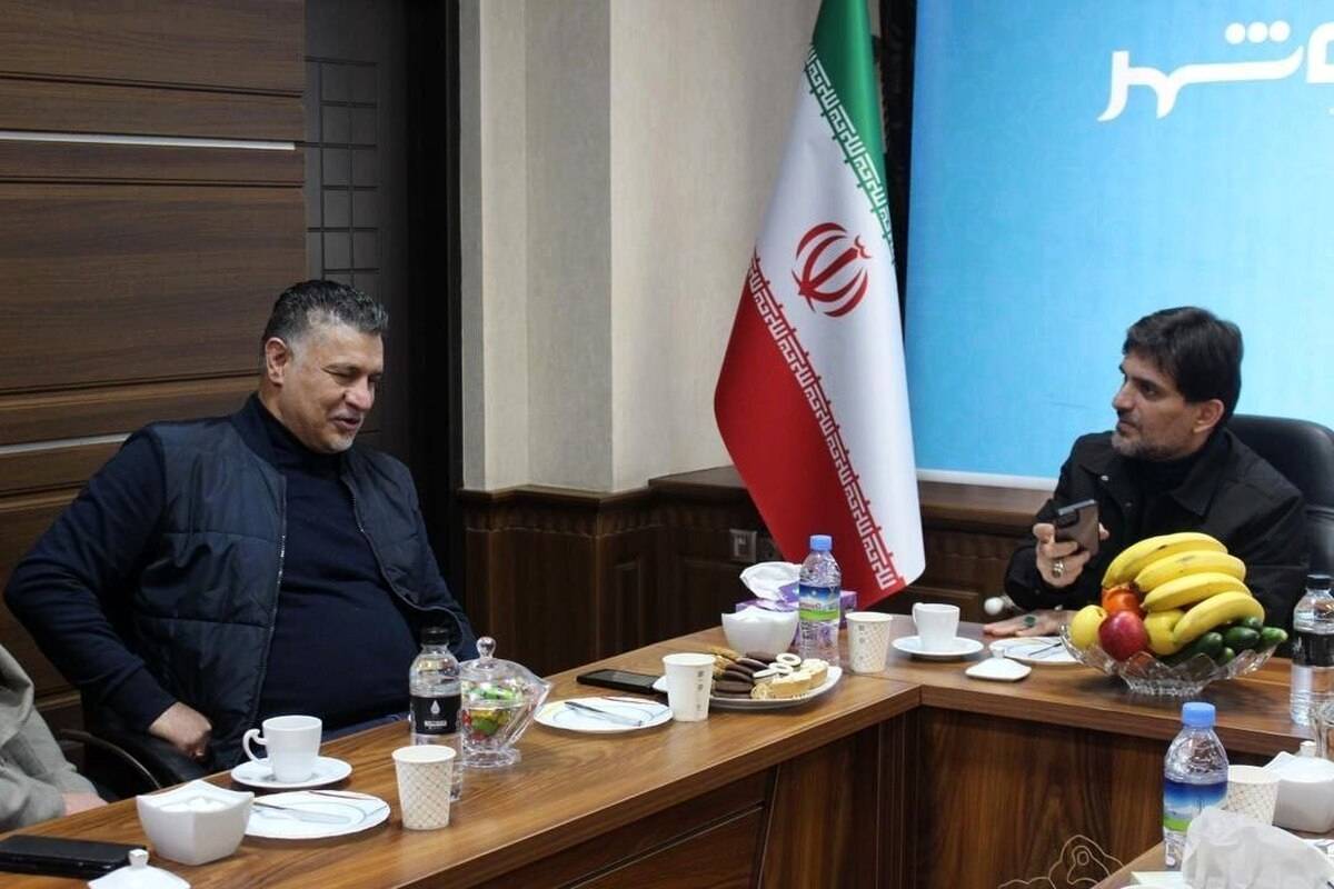 تصویر متفاوت علی دایی در نوشهر + تصویر