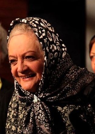 «شهلا ریاحی» در دوران جوانی و در دهه 40