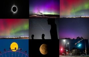 ۱۰ شگفتی آسمانی که در سال ۲۰۲۴ رخ دادند