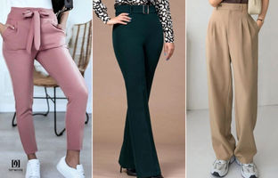 برای دوخت شلوار زنانه چه مقدار پارچه نیاز داریم ؟ | راهنمای کامل انواع شلوار زنانه و متراژ مصرفی پارچه