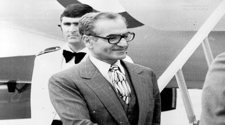 بازدید «محمدرضا پهلوی» از یک کارخانه فولاد در استرالیا؛ سال 1353