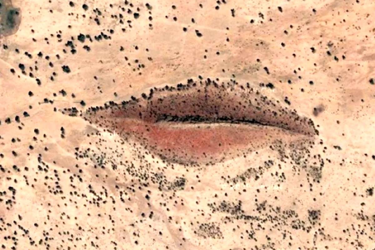 «لبهای صحرا»؛ یک ساختار شگفتانگیز در آفریقا + تصویر
