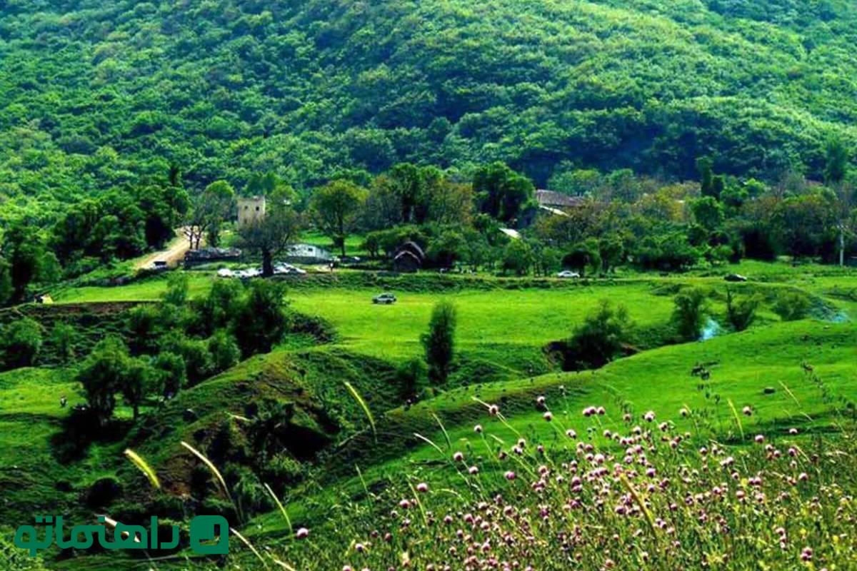 خوشعطرترین روستاهای موران اردبیل در فصل تابستان