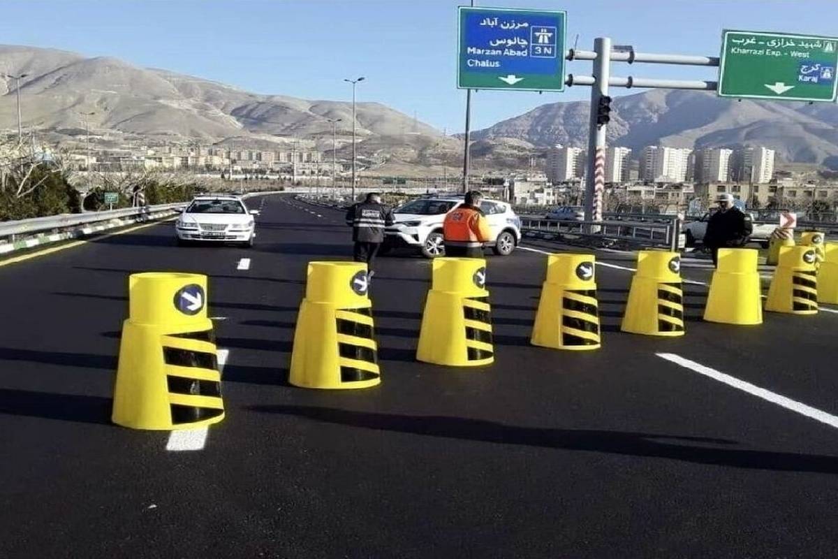 محور کرج چالوس تا پایان روز یکشنبه مسدود است