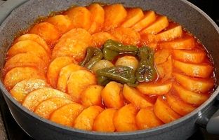طرز پخت دوغذای مصری سالم و خوشمزه با «سیب زمینی و لوبیا» + ویدئو