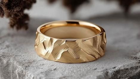 حلقه‌های طلا مینیمال و مدرن؛ اگر از طرح های تکراری خسته شده اید + عکس