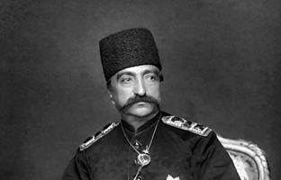 نقاشی زیبا از دختر ناصرالدین شاه توسط پدرش + تصویر