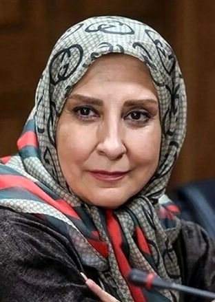  مرجانه گلچین در پشت صحنه سریال بامداد خمار 