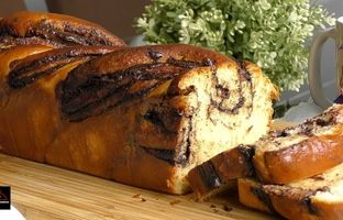 (ویدئو) طرز تهیه نان شکلاتی برای صبحانه