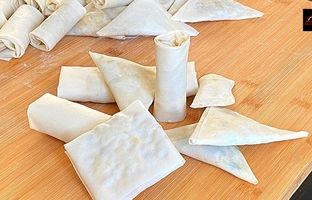 (ویدئو) طرز تهیه سمبوسه مرغ + 7 روش ساده پیچیدن نان سمبوسه