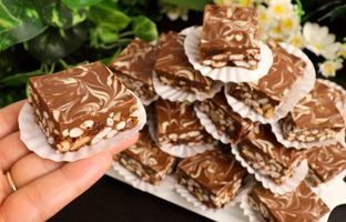 (ویدئو) طرز تهیه شکلات رژیمی مناسب عید و ماه رمضان