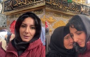  ویدیو نفیسه کوهنورد خبرنگار BBC از داخل حرم حضرت زینب (س) + ویدئو