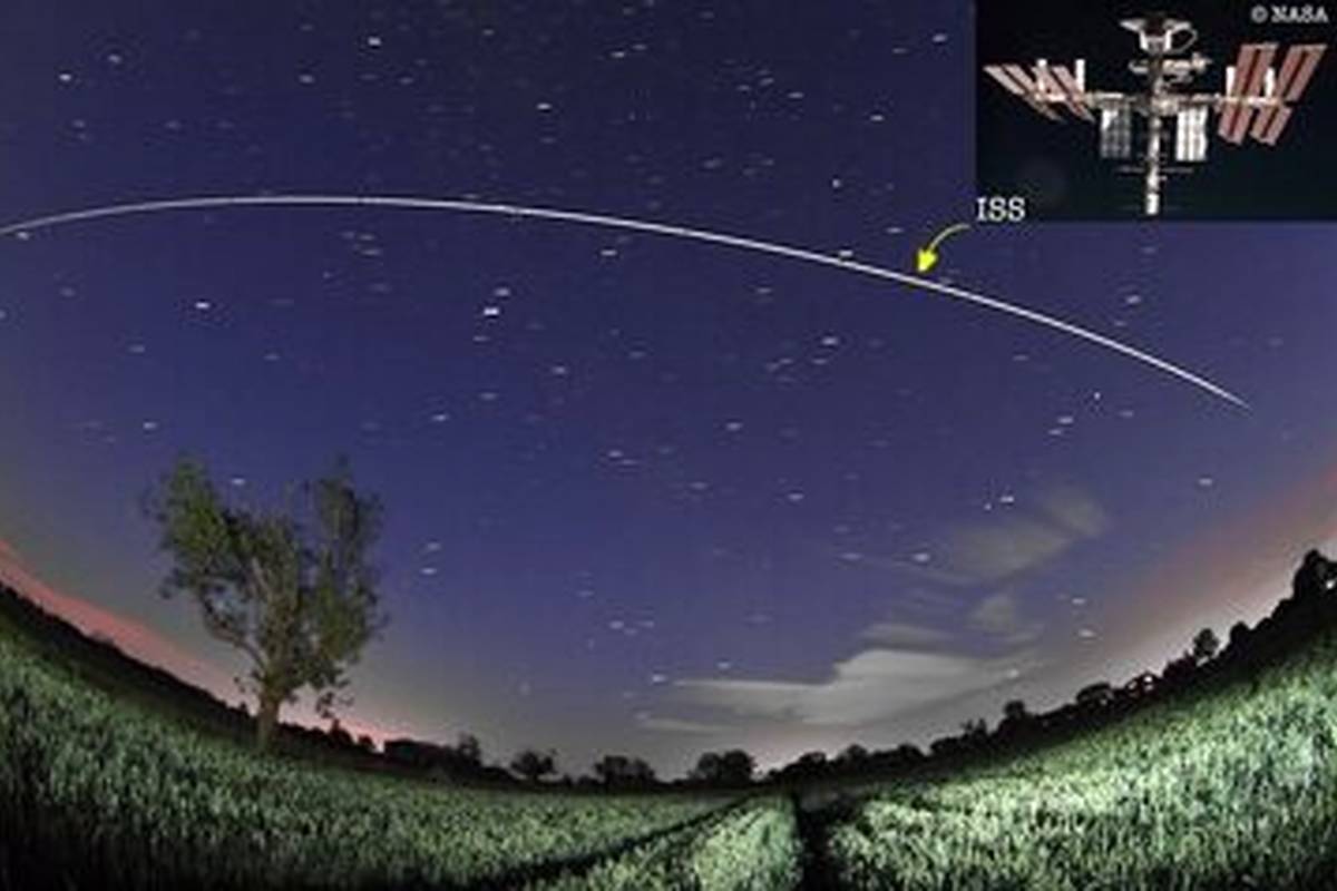 امشب و فردا ببینید/ عبور تماشایی ایستگاه فضایی بینالمللی از آسمان ایران