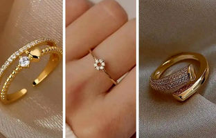 ۱۵ مدل جذاب و ساده حلقه ازدواج طلا + تصاویر