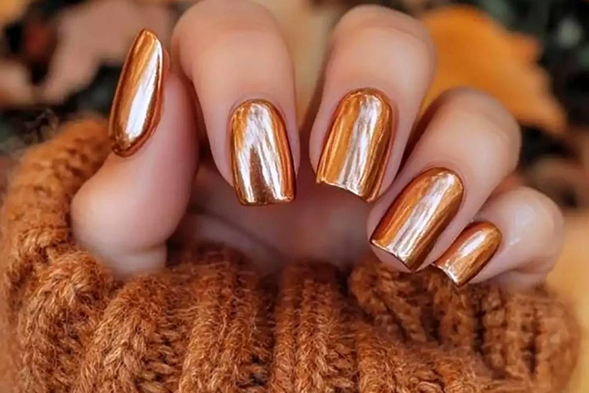 چند طرح ناخن متناسب با فصل پاییز