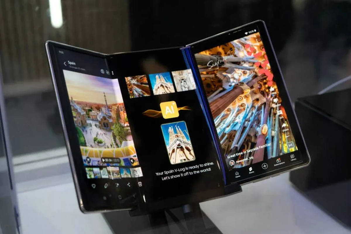 طراحی گوشی تاشو سهمرحلهای سامسونگ در One UI 8 فاش شد + ویدئو