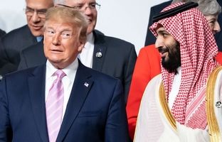  پذیرایی با رقص و آواز عربی از ترامپ در ضیافت شام بن سلمان + ویدئو