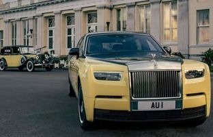 رولزرویس فانتوم گلدفینگر معرفی شد؛ خودرویی خاص از جنس طلا + تصاویر