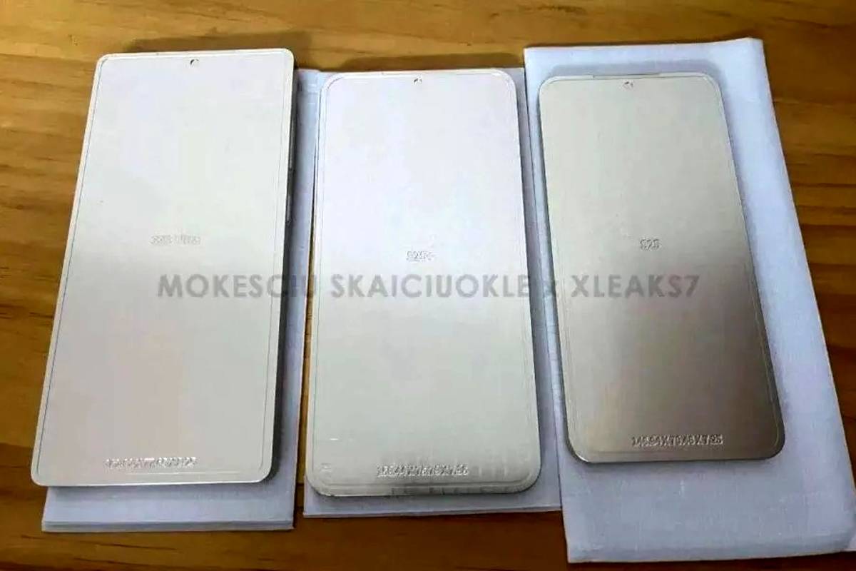 ماکتهای سری گلکسی S25 طراحی و ابعاد پرچمداران آتی سامسونگ را نشان میدهند