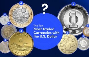 با ۱۰ ارز پرمعامله در برابر دلار آمریکا آشنا شوید + اینفوگرافیک