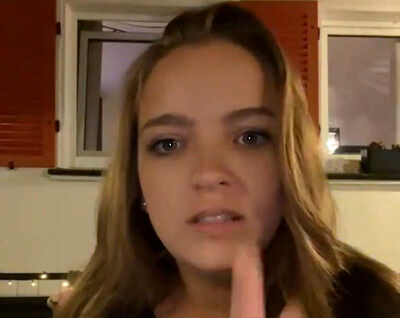 (ویدئو)  شوخی بامزه دختر جوان آلمانی با زبان فارسی؛ هوا می‌خورید!