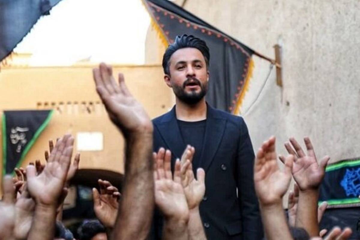  نوحه‌خوانی مصطفی راغب همزمان با شروع ماه محرم + ویدئو