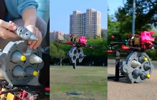 نمونه‌ای از پهپاد‌های نظامی و نحوه عملکرد آن + ویدئو