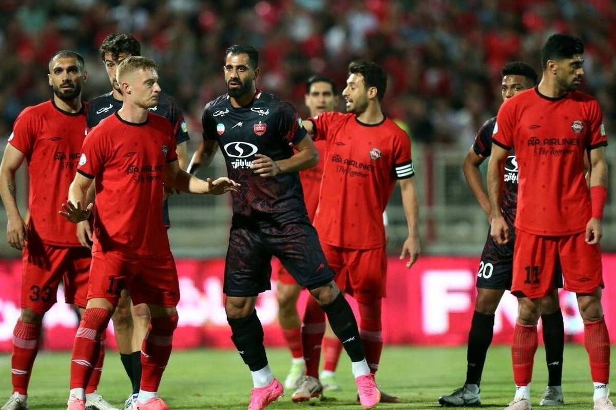 (عکس) پسر رئیسجمهور، تماشاگر ویژه دیدار پرسپولیس
