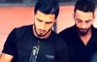  توزیع نذری با حضور ستاره‌های فوتبال + ویدئو