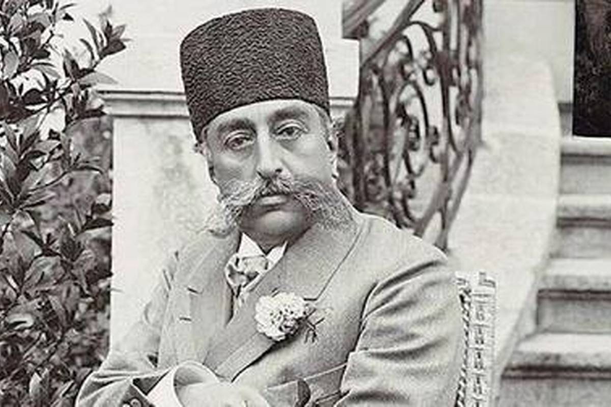 مظفرالدین‌شاه در کنار تزار روسیه