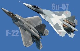 سوخو ۵۷ یا اف ۲۲، کدام جنگنده نسل پنجم بهتر است؟