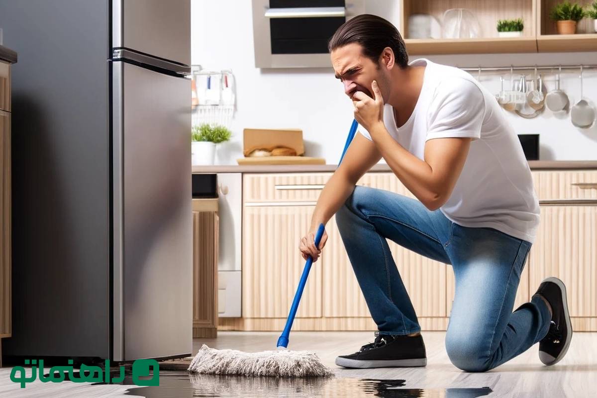8 علت نشتی کردن آب از یخچال + راه های رفع آن